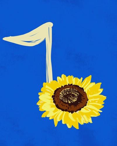 Sunflower note image 
